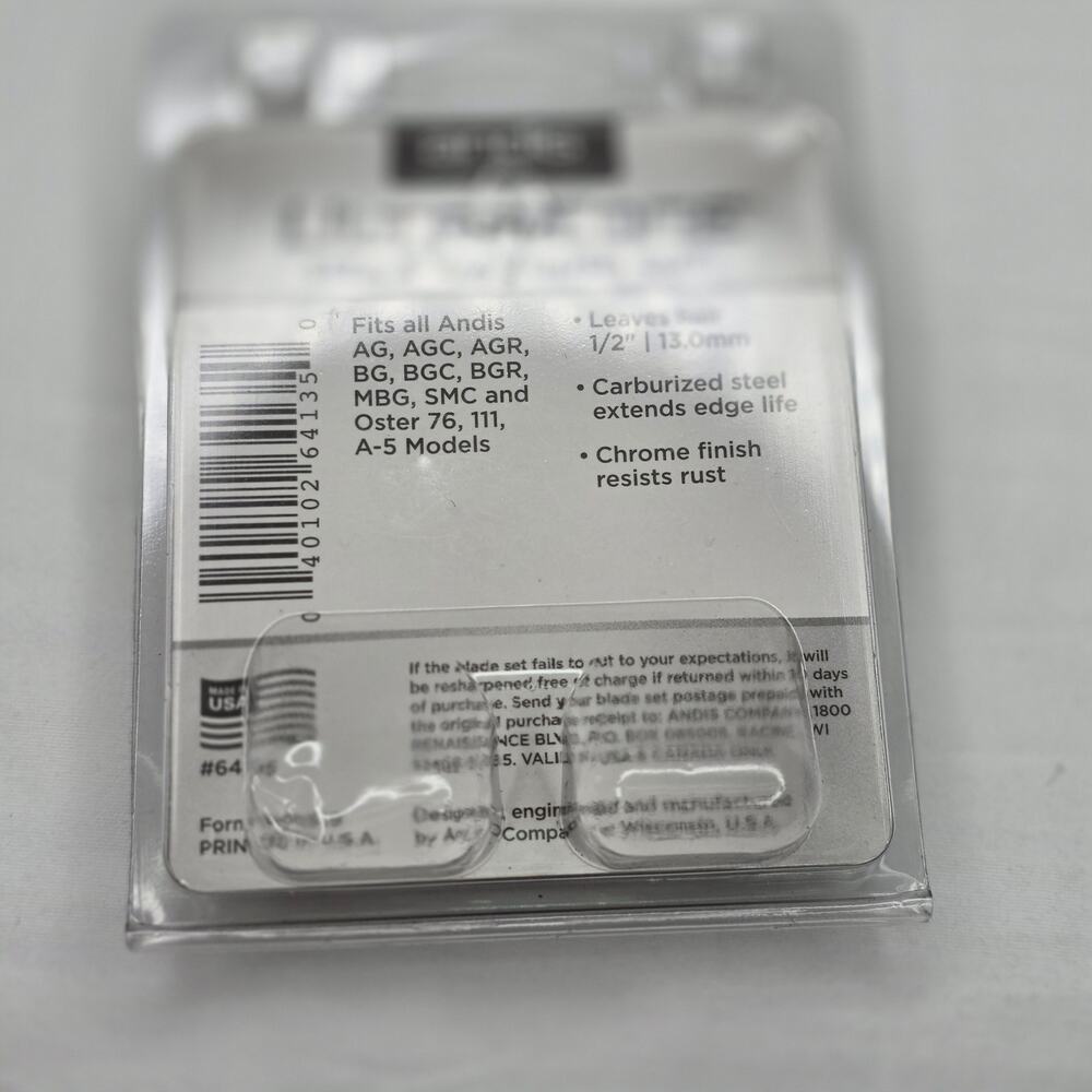Andis Detachable Clipper Blade Size 3 3/4 FC  #64135 New In Package - Picture 4 of 7